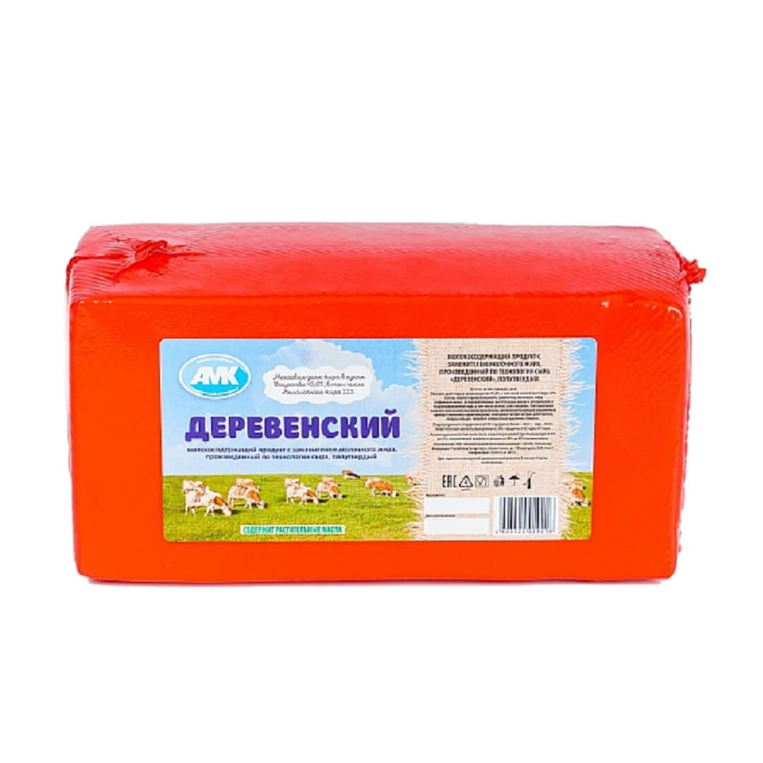 Сырный продукт Деревенский 45% Альметьевский МК